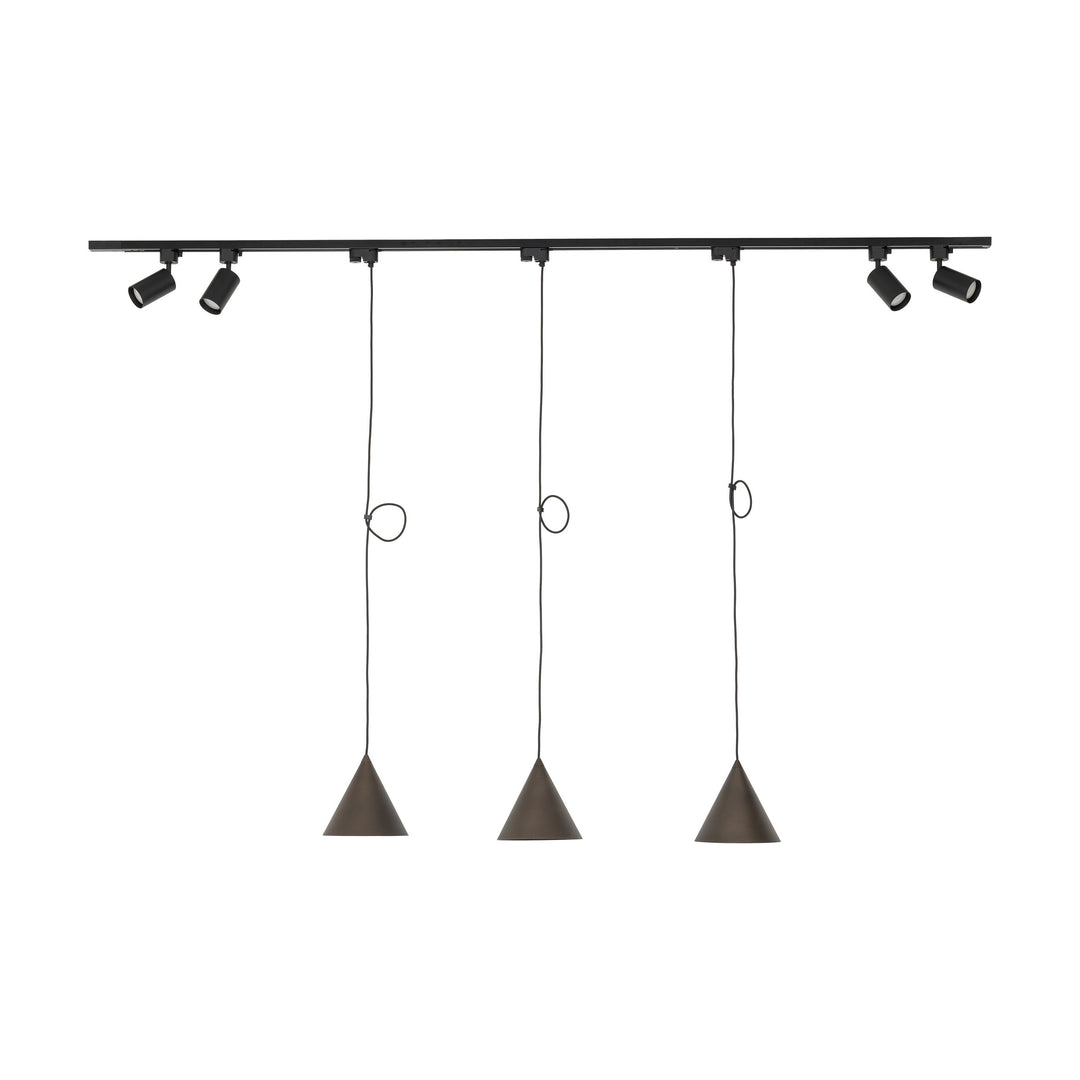 Griestu lampa Racer Cono Brown 10609