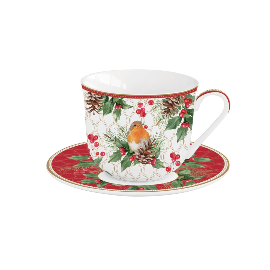 Brokastu krūze ar apakštasīti “Christmas Berries”