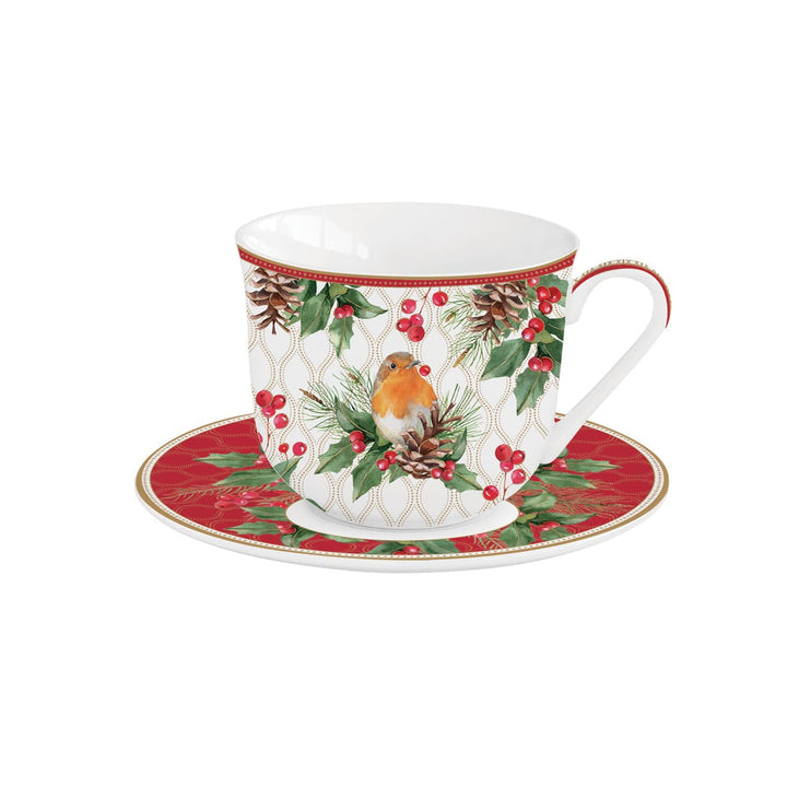 Brokastu krūze ar apakštasīti “Christmas Berries”