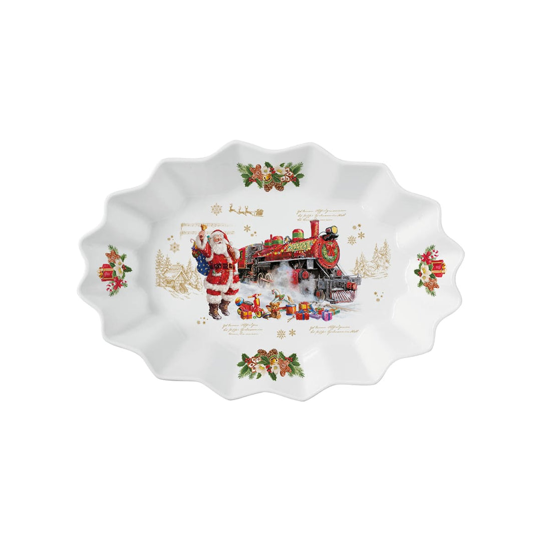 Ovālais šķīvis “Christmas Memories” – 30 × 20,5 cm