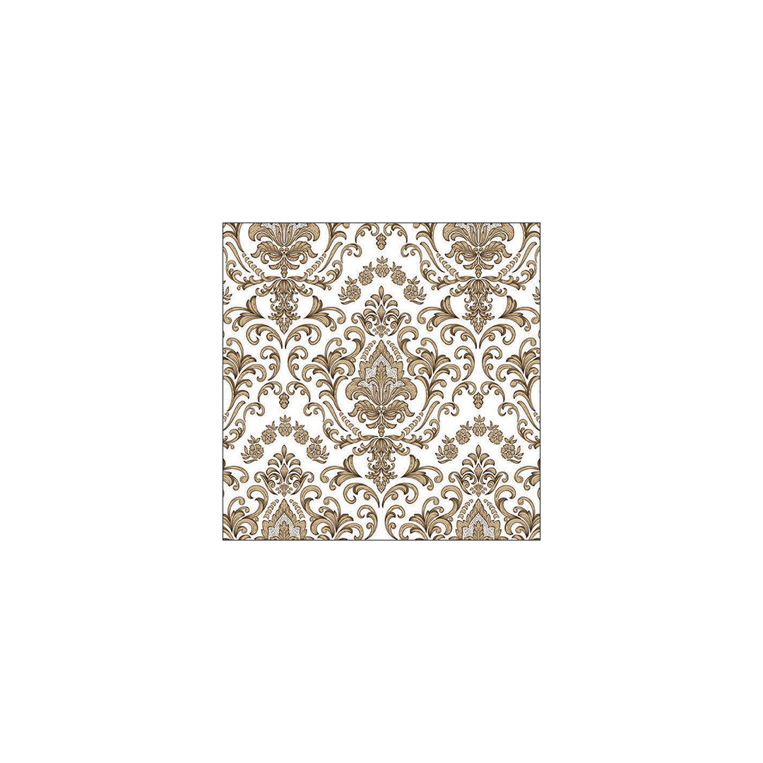 Salvetes papīra 33x33cm Baroque ornament gold