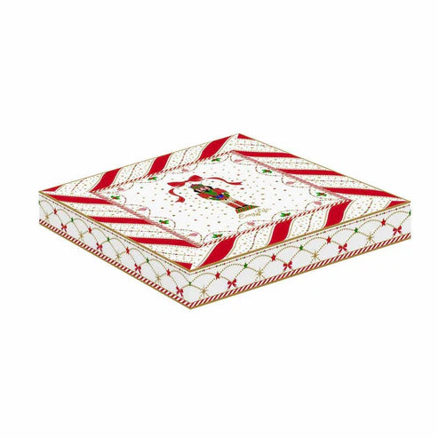 Porcelāna šķīvis “Nutcracker Twist” – Ziemassvētku zvaigzne
