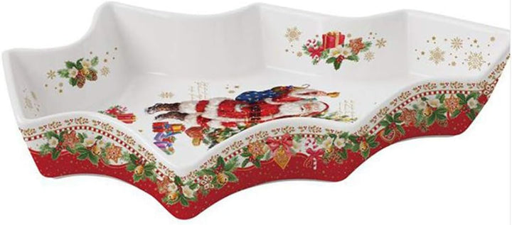 Porcelāna šķīvis “Christmas Memories” – 28,5 × 21,5 cm