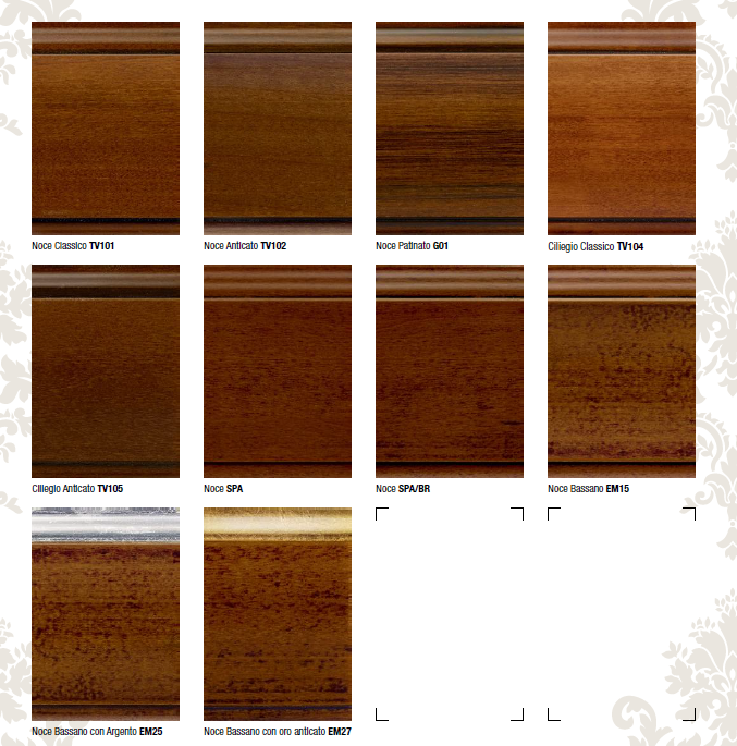 Spoguļa galdiņš "Passioni" no 3 daļām. TAROCCO VACCARI