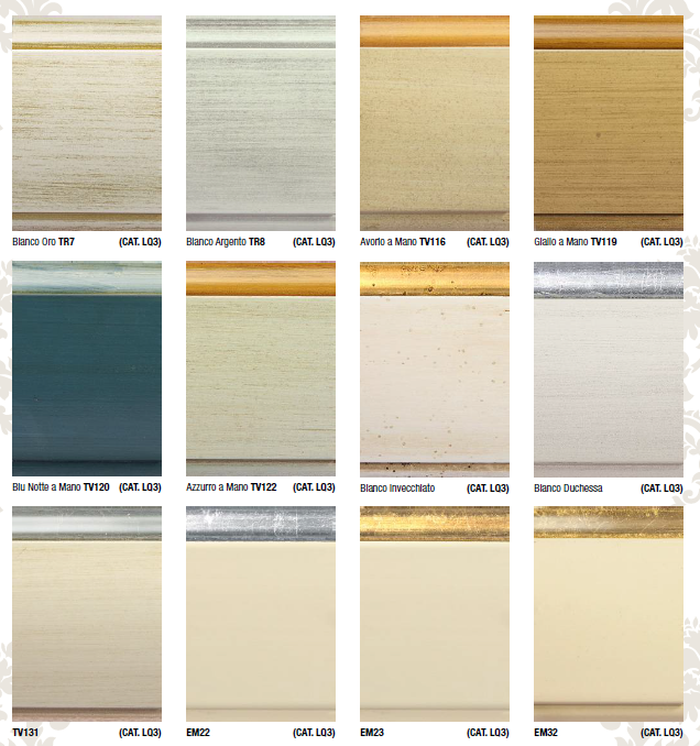 Spoguļa galdiņš "Passioni" no 3 daļām. TAROCCO VACCARI