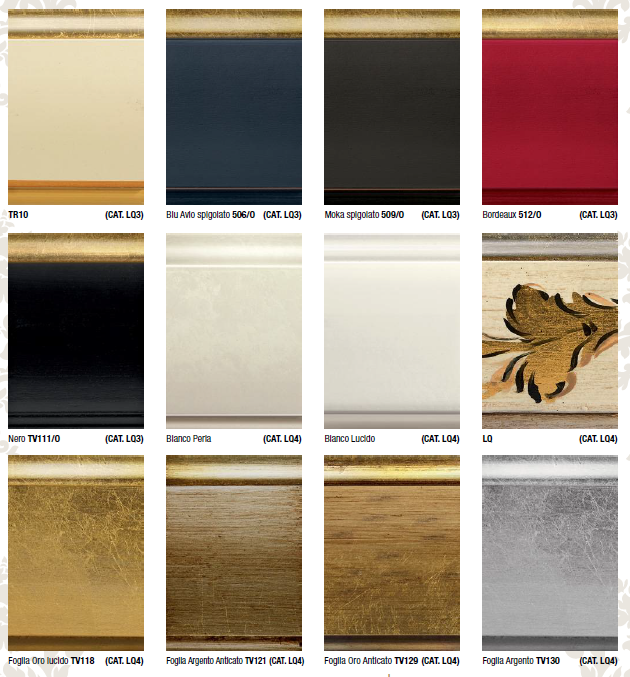 Spoguļa galdiņš "Passioni" no 3 daļām. TAROCCO VACCARI