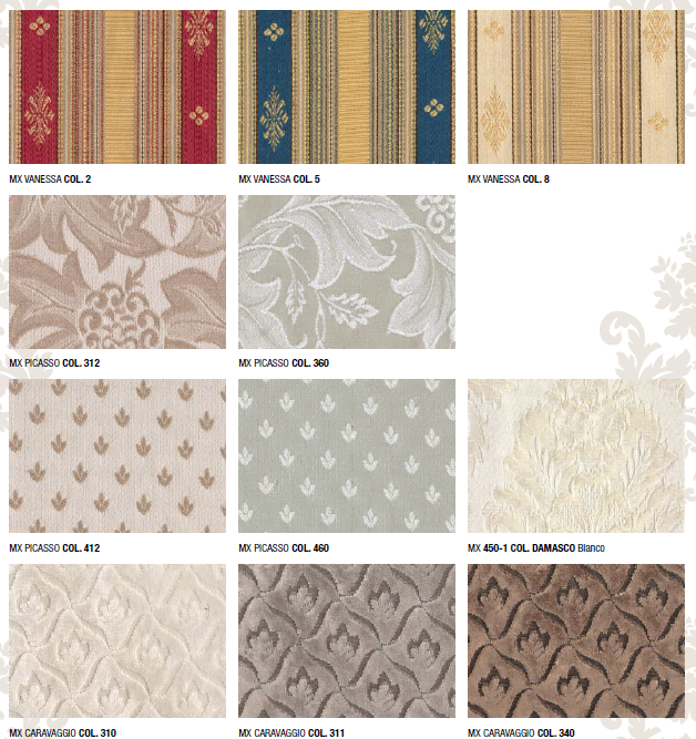 Spoguļa galdiņš "Passioni" no 3 daļām. TAROCCO VACCARI