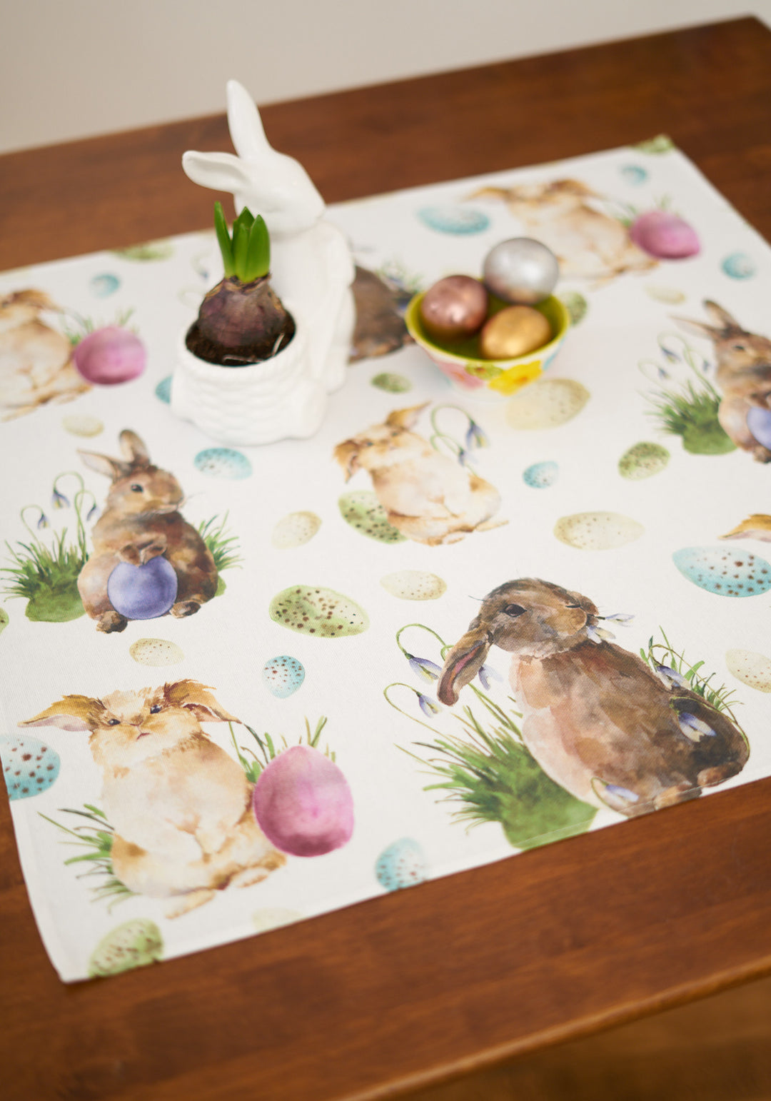 Lieldienu salvete 60x60cm Conejos Rabbits