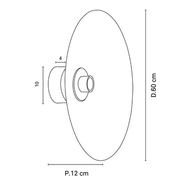 Gatsby sienas lampa