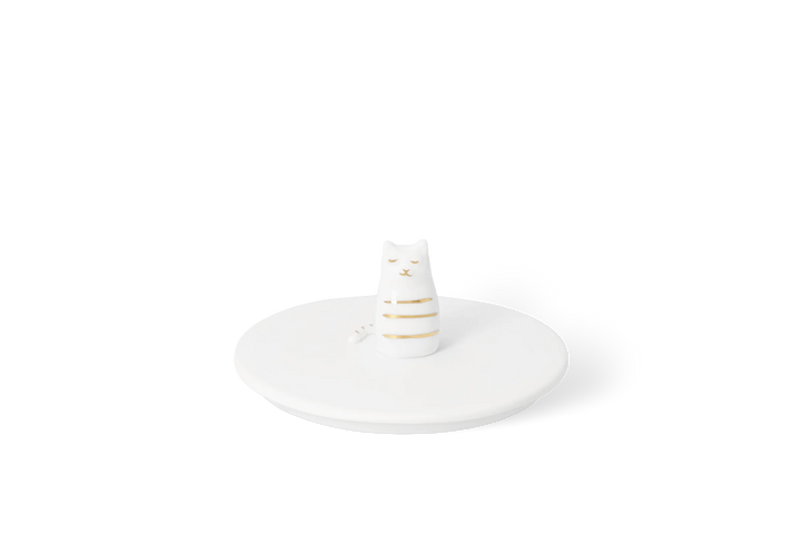 Porcelāna trauciņš ar kaķa figūru
