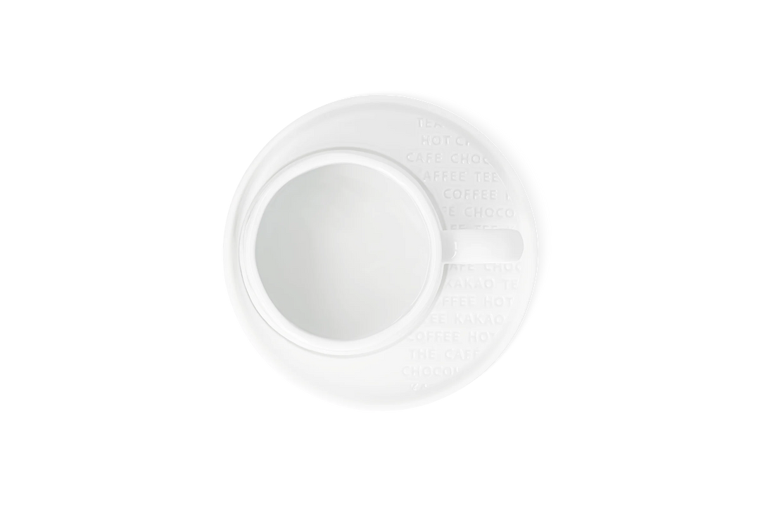Porcelāna krūze ar apakštasīti “Frühstück”