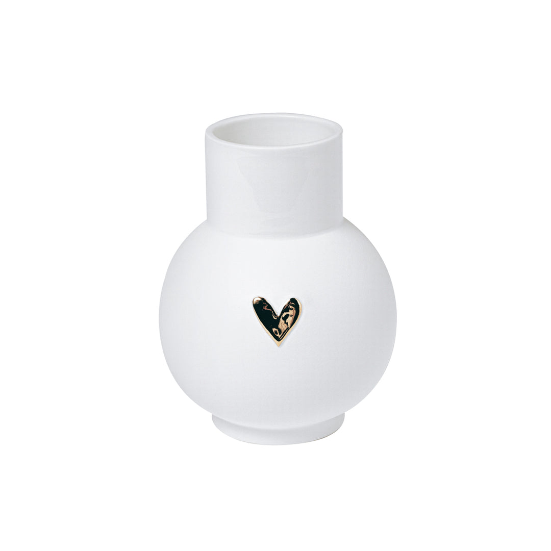 Porcelāna vāze "Sirds zelta" (13 cm augstums)
