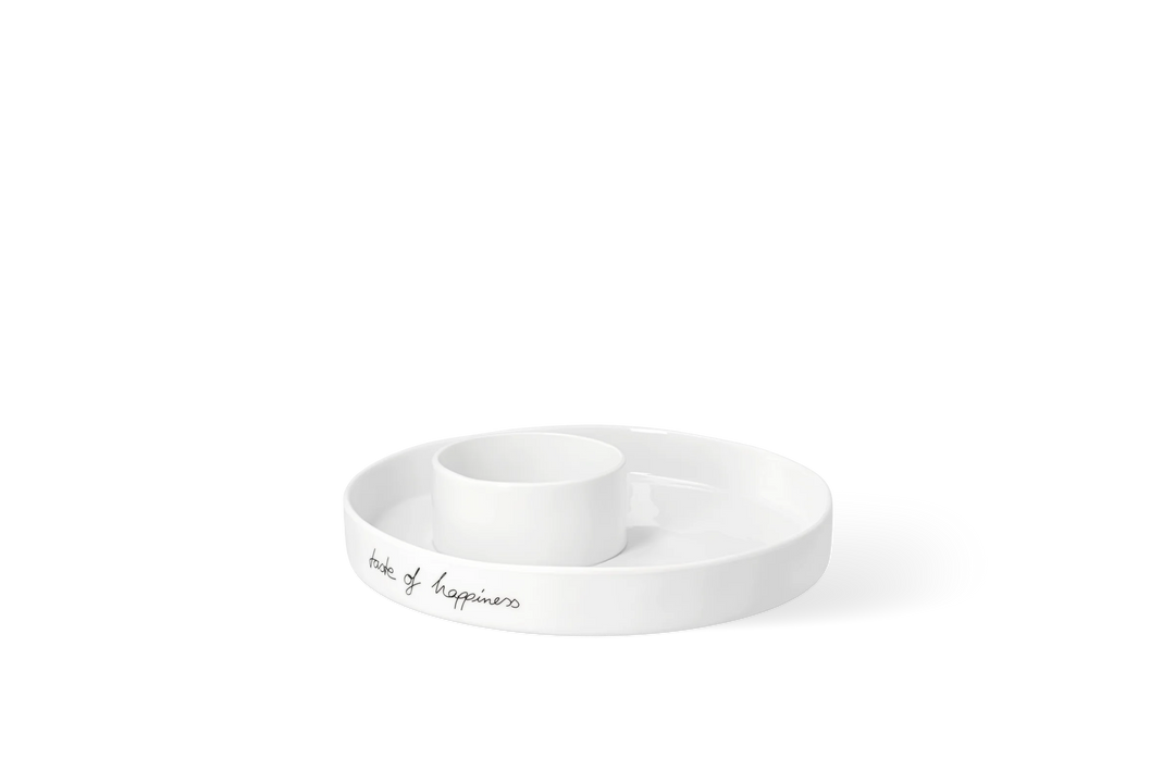 Porcelāna uzkodu bļoda “Taste of happiness”