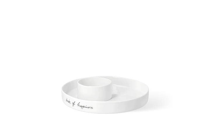 Porcelāna uzkodu bļoda “Taste of happiness”
