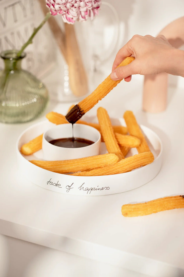 Porcelāna uzkodu bļoda “Taste of happiness”