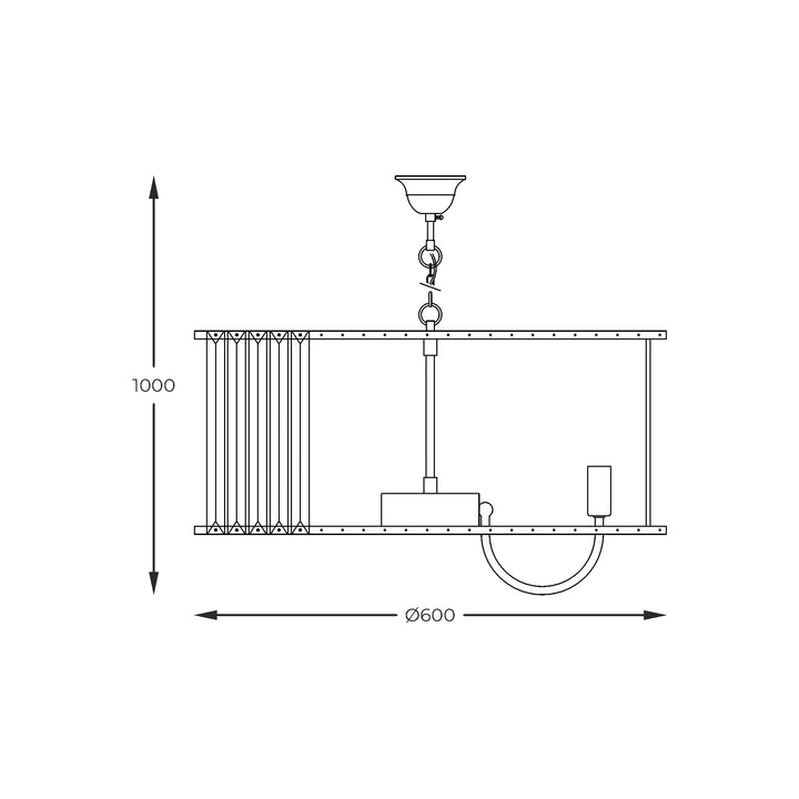 PARIS Piekaramās lampas – zelta, dažādi izmēri
