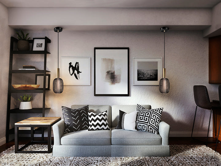 Griestu lampa Micron, 1 lampa, 3 lampas vai 4 lampas.