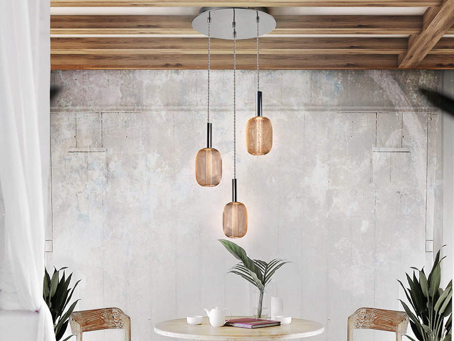 Griestu lampa Micron, 1 lampa, 3 lampas vai 4 lampas.