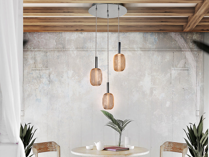 Griestu lampa Micron, 1 lampa, 3 lampas vai 4 lampas.