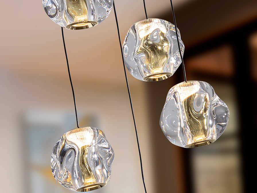 Zaria griestu lampas - 3 dizaini