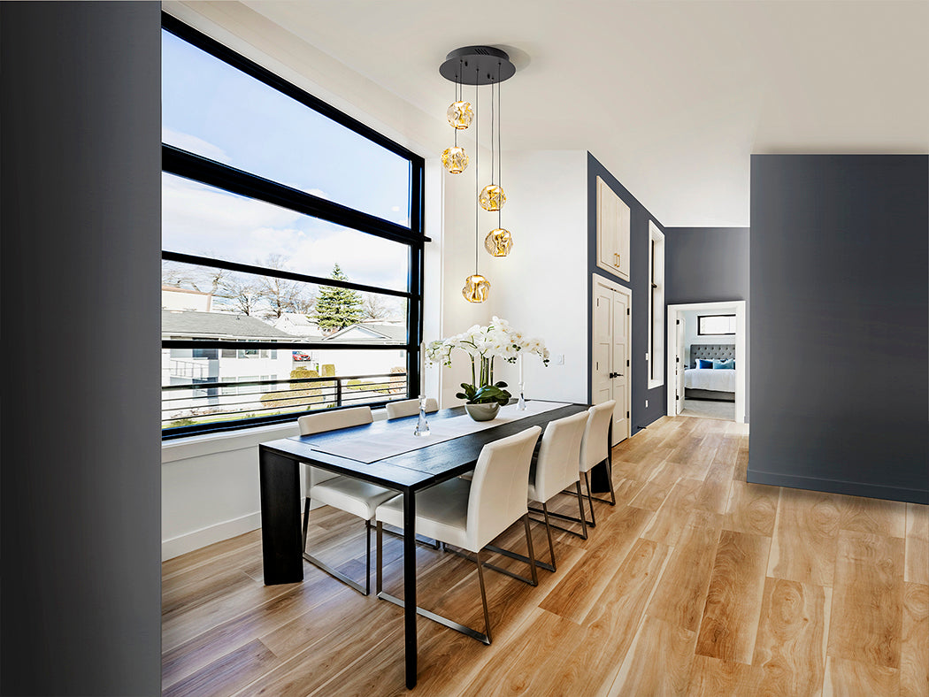 Zaria griestu lampas - 3 dizaini