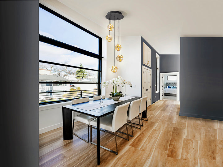 Zaria griestu lampas - 3 dizaini