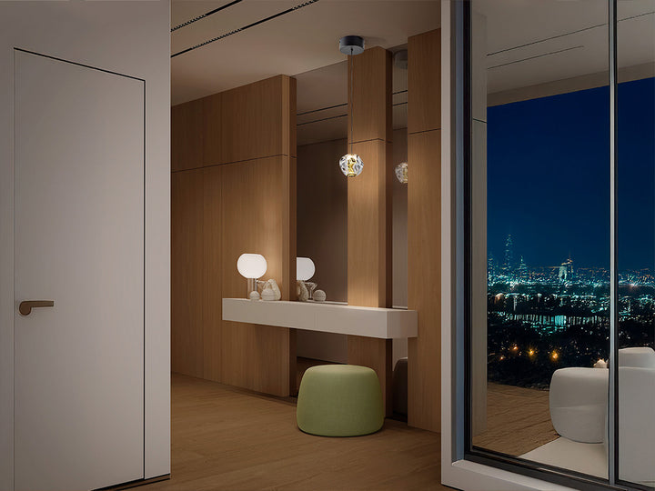 Zaria griestu lampas - 3 dizaini