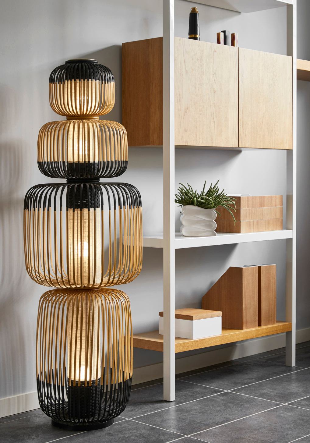 Forestier Bamboo Light Totem grīdas lampa