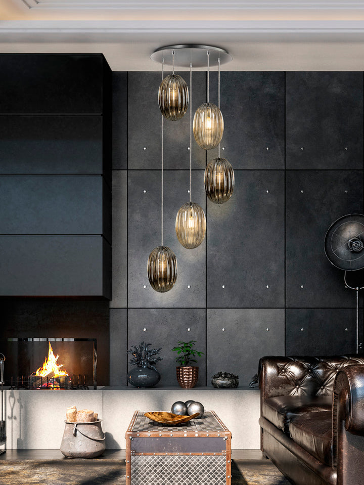 Ovila griestu lustras, 3 izmēri