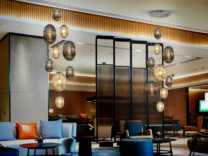 Ovila griestu lustras, 3 izmēri