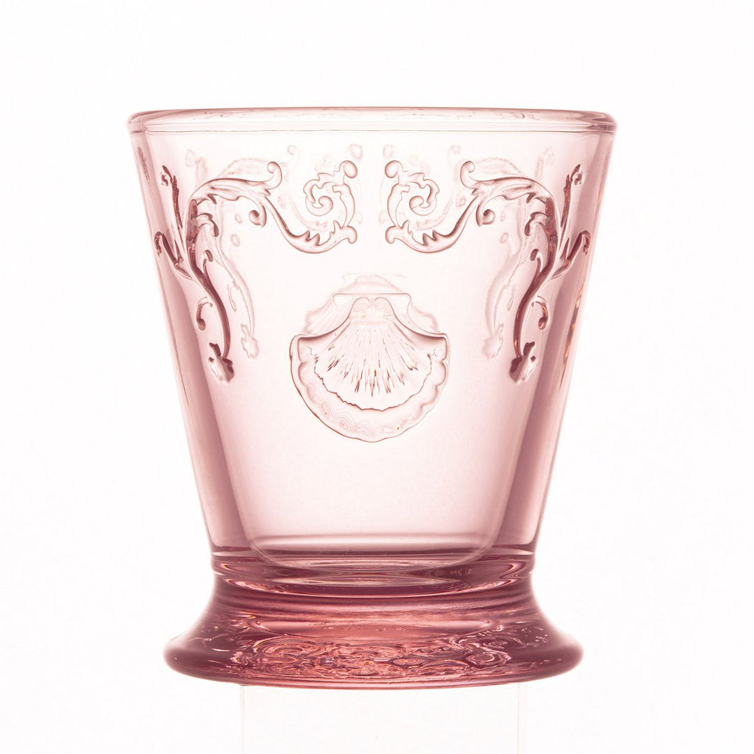 Versailles rozā stikla glāze 250 ml