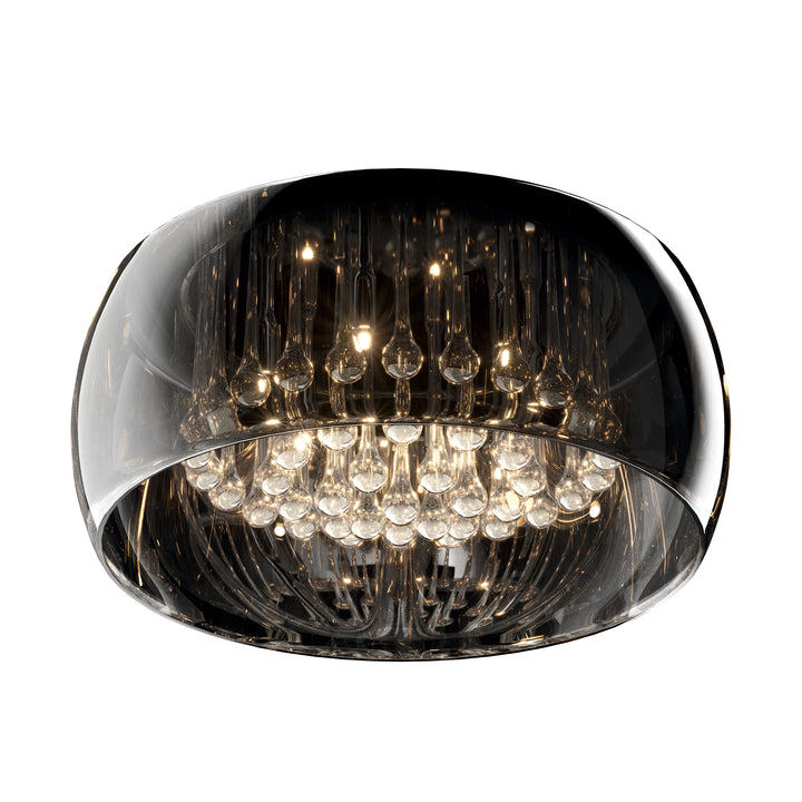 Crystal griestu lampa, pieci modeļi