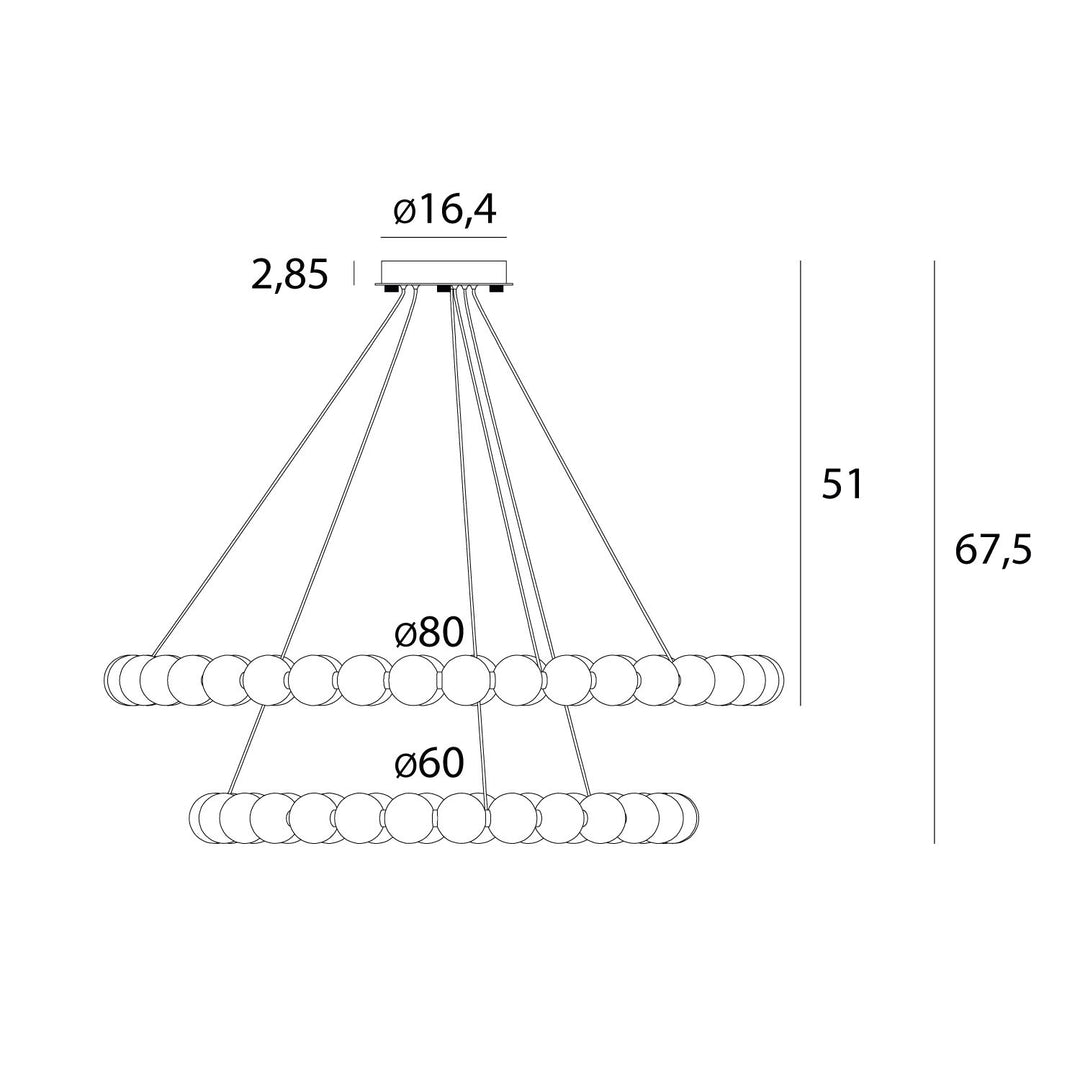 Coralys griestu lampa