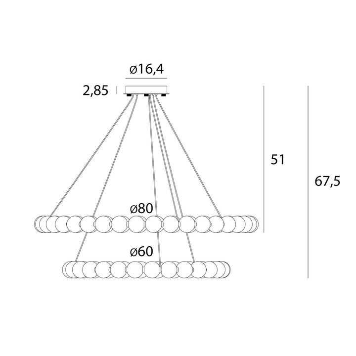Coralys griestu lampa