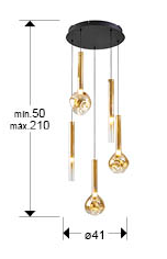 Essenza griestu lampa - 3 veidi