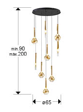 Essenza griestu lampa - 3 veidi