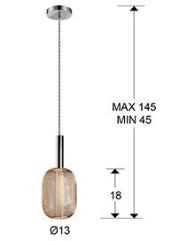 Griestu lampa Micron, 1 lampa, 3 lampas vai 4 lampas.