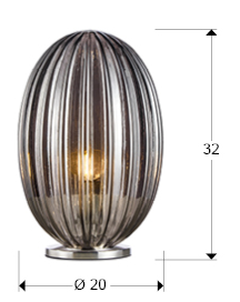 Galda lampa Ovila, 2 krāsas