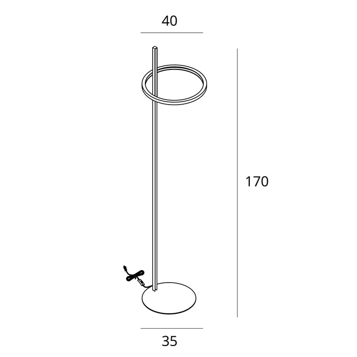 Modernas un minimālistiskas dizaina lampas  stāvlampa un galda lampa "Lozanna"