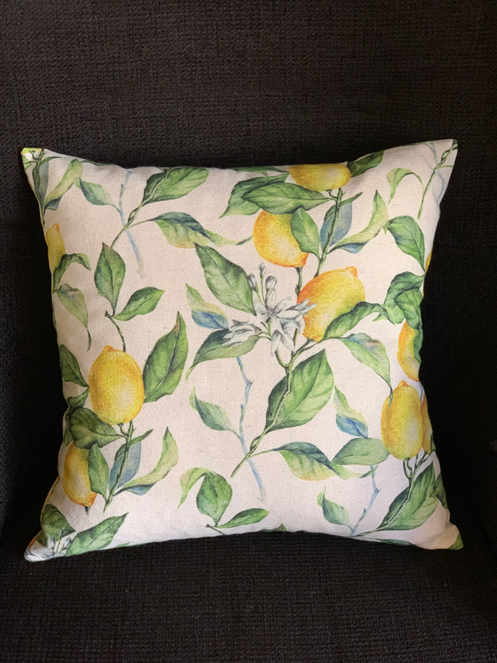 Dekoratīvā spilvendrāna 45x45cm "Lemon Linen"