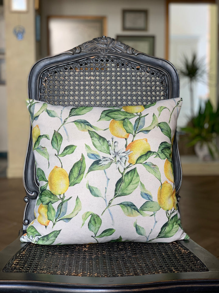 Dekoratīvā spilvendrāna 45x45cm "Lemon Linen"