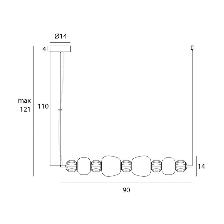 Modern kolekcijas LED griestu lampas