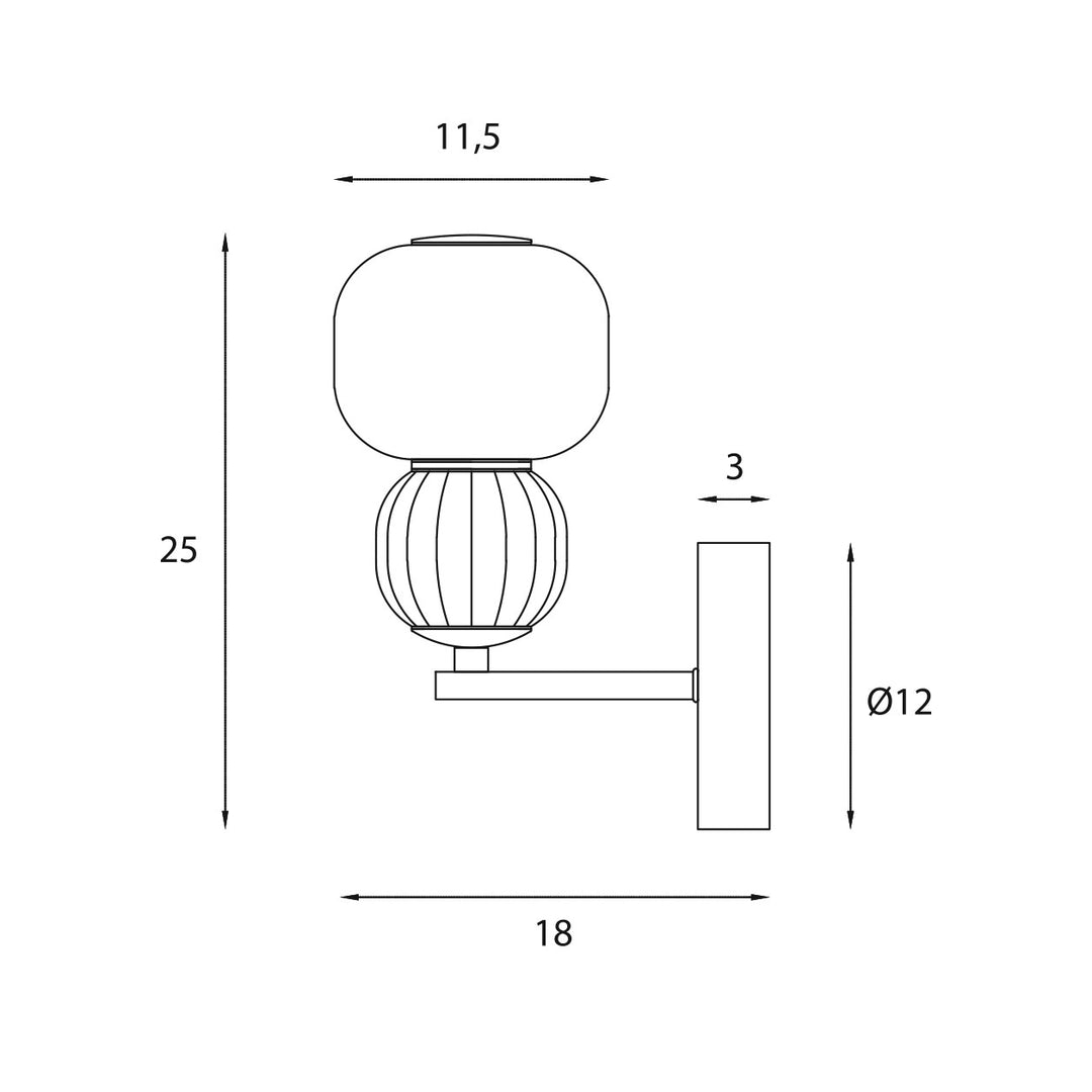 Modern kolekcijas sienas lampas
