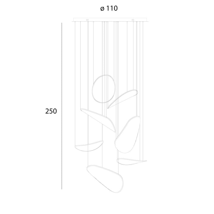 EMPIRE griestu lustra, divas krāsas