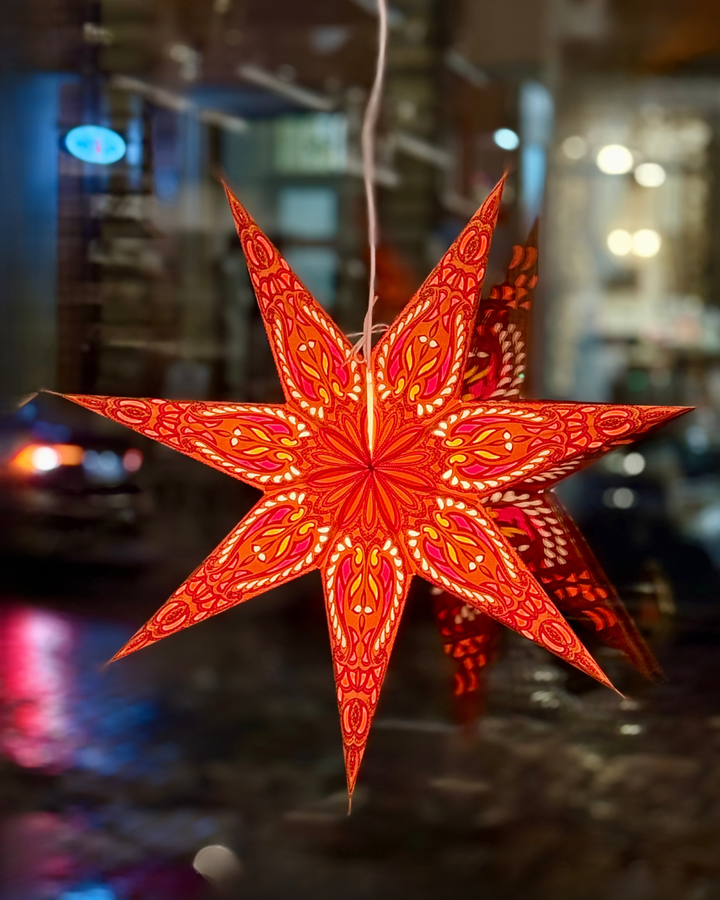 Zvaigzne-lampa ORANGE 7 stari