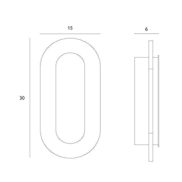 TRAVERTINO sienas lampas