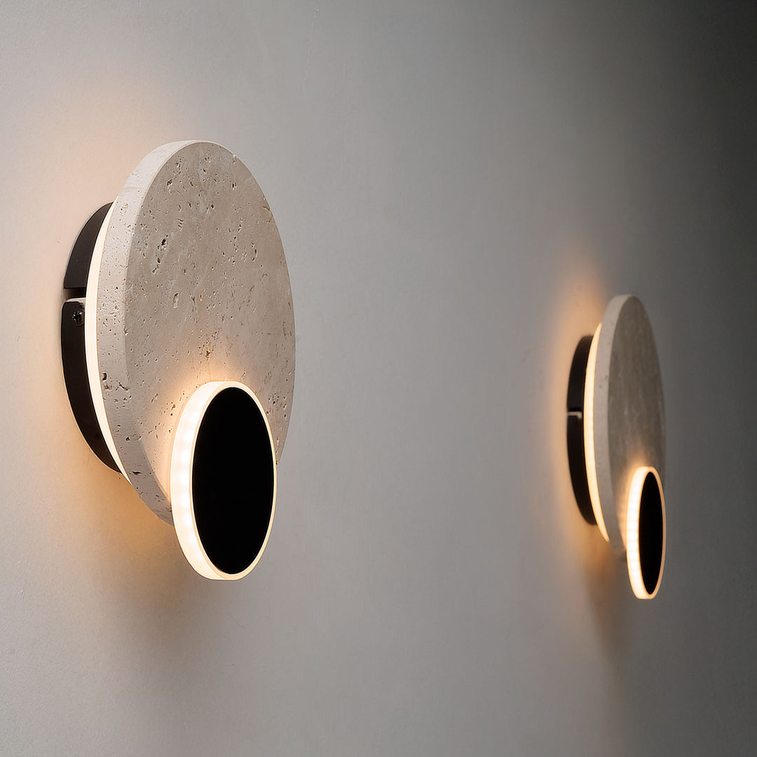 TRAVERTINO sienas lampas