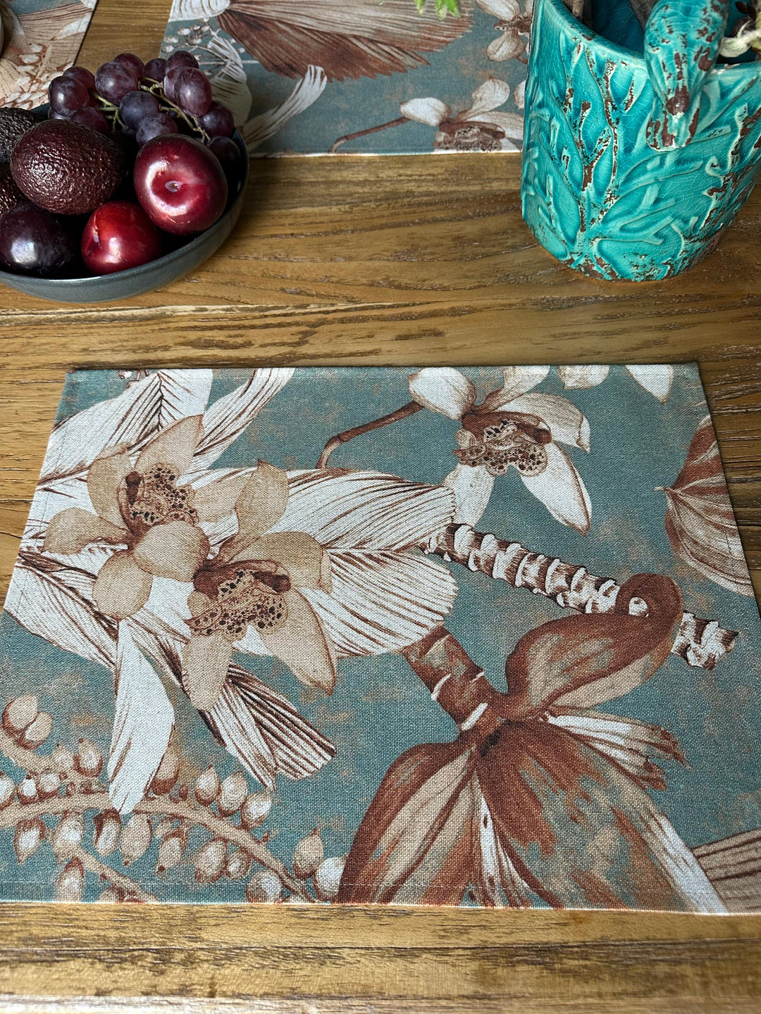 Galda paliktnis 30 × 43 cm, lins ar kokvilnu | Terra Flora