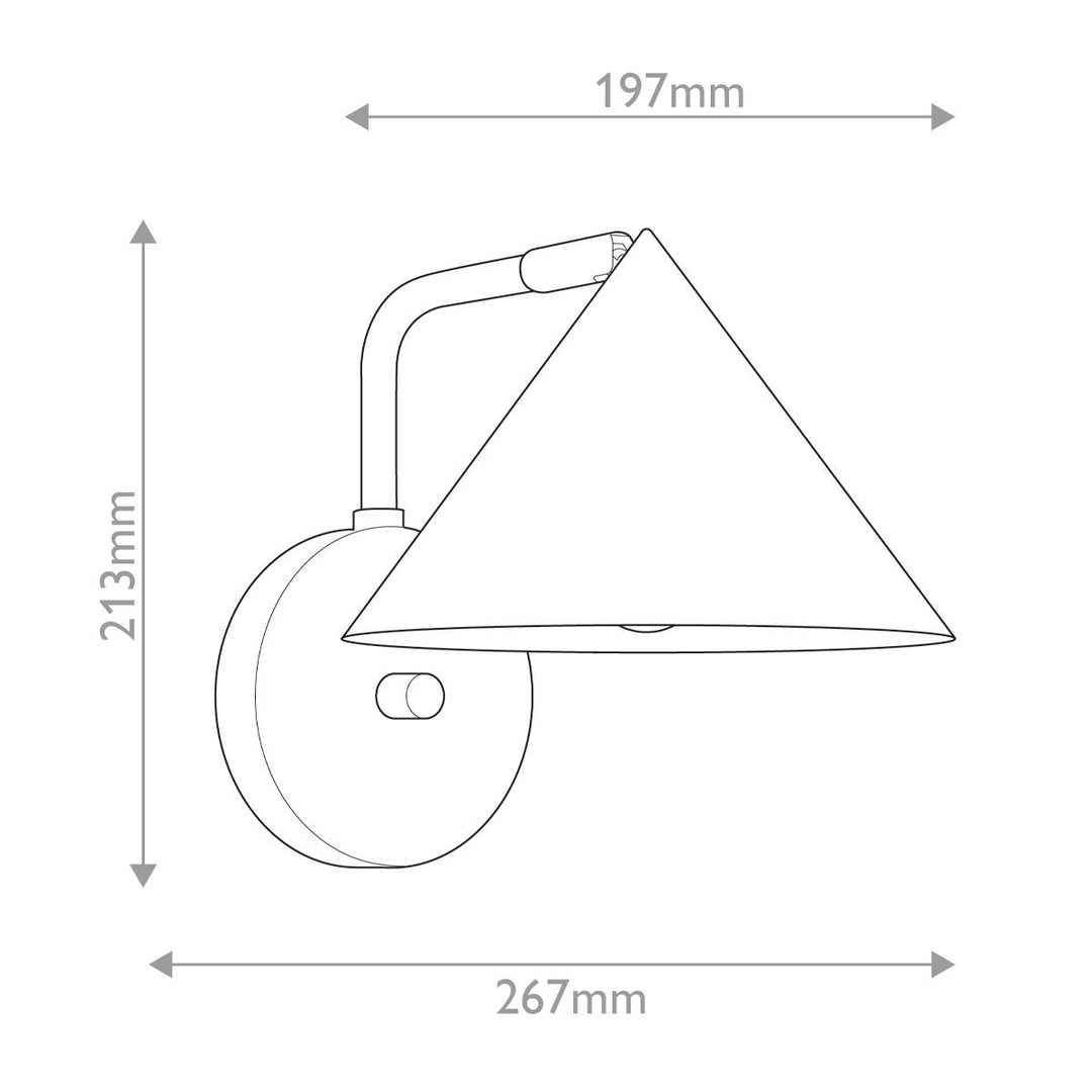 Sienas lampa "Remyck"