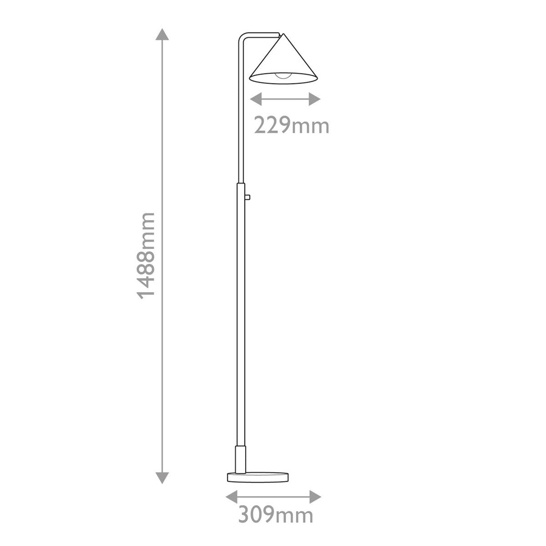Grīdas lampa "Remyck"